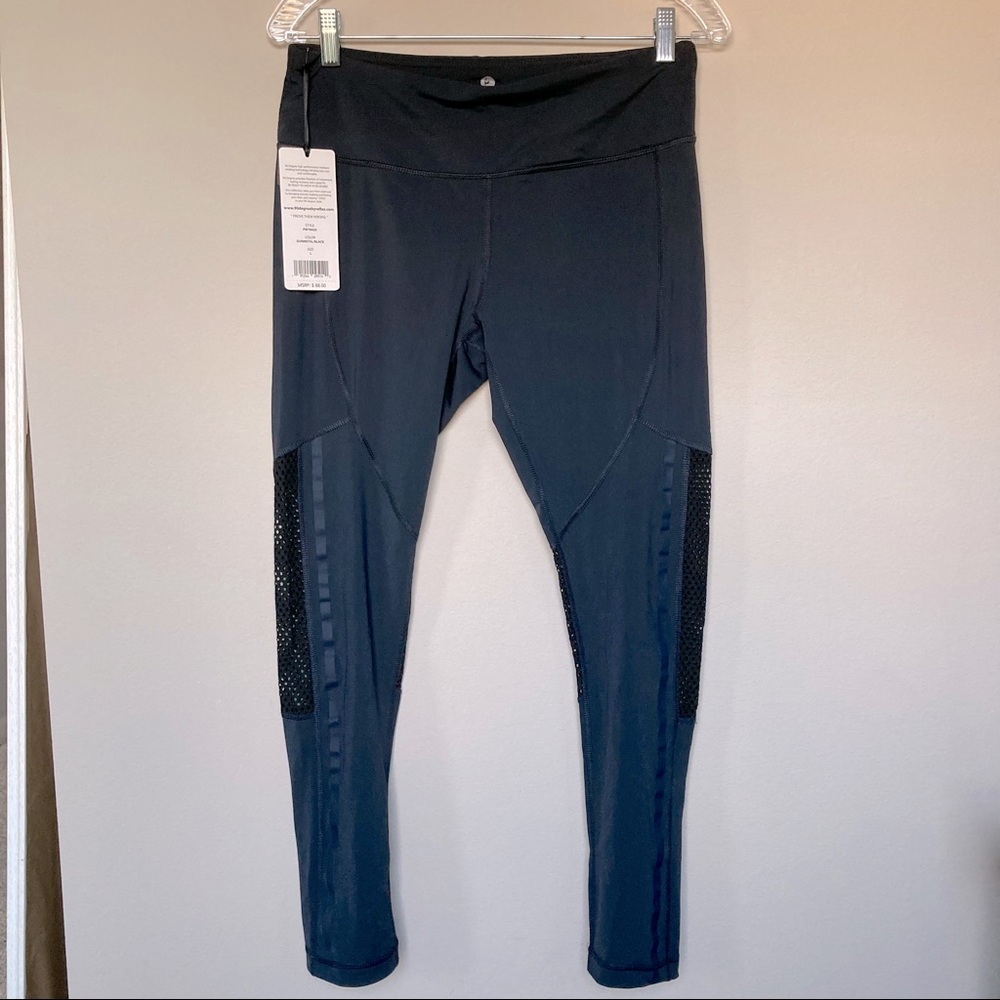 90 Degree by Reflex Black Mesh Legging